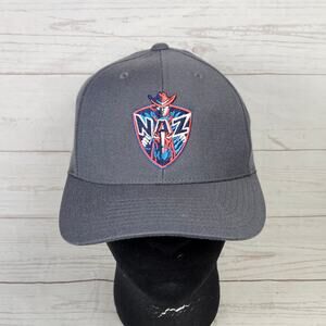 NAZ Wranglers Hat SPORT-TEK Baseball Cap OSFA Adjustable Charcoal Grey